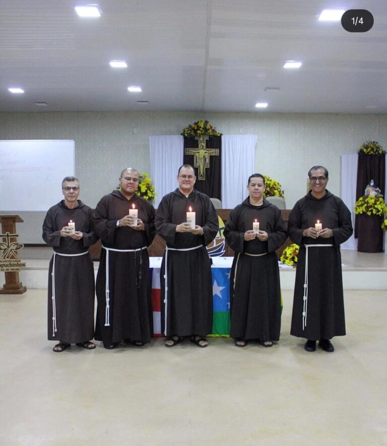 Frei Marcos Martins é eleito novo Ministro Provincial dos Frades Capuchinhos da Bahia e Sergipe